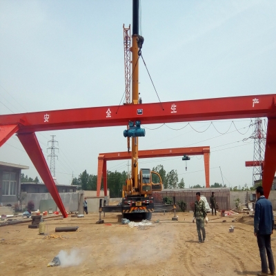 Mh電動葫蘆門式起重機安裝完成并使用